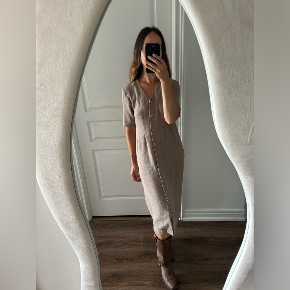 Oak and Fort Gauze Dress